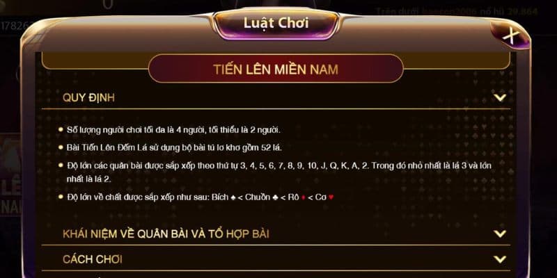 Tiến lên miền Nam Sunwin: Hướng dẫn cách chơi luôn thắng 2 Khám phá cách chơi Tiến lên miền Nam chi tiết